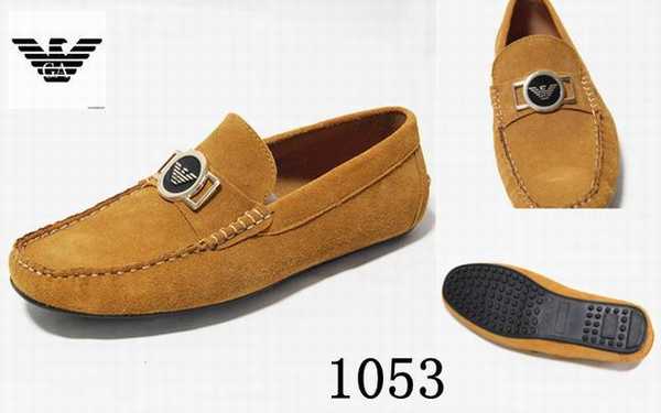 chaussure armani noir