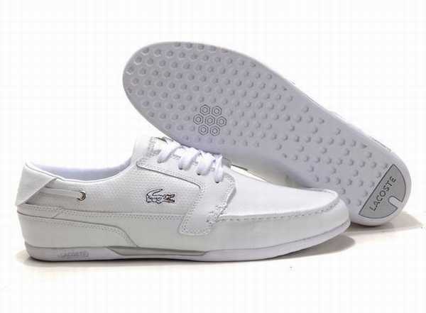 chaussure lacoste blanche