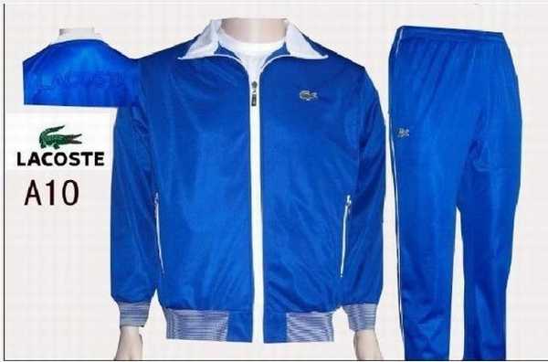 survetement lacoste pas cher neuf